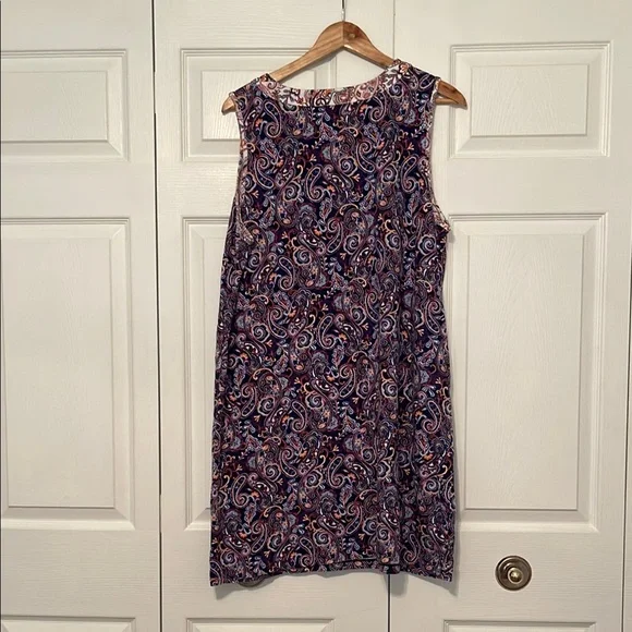 Lands' End Purple Sleeveless V-Neck coverup 1X - Picture 2 of 8